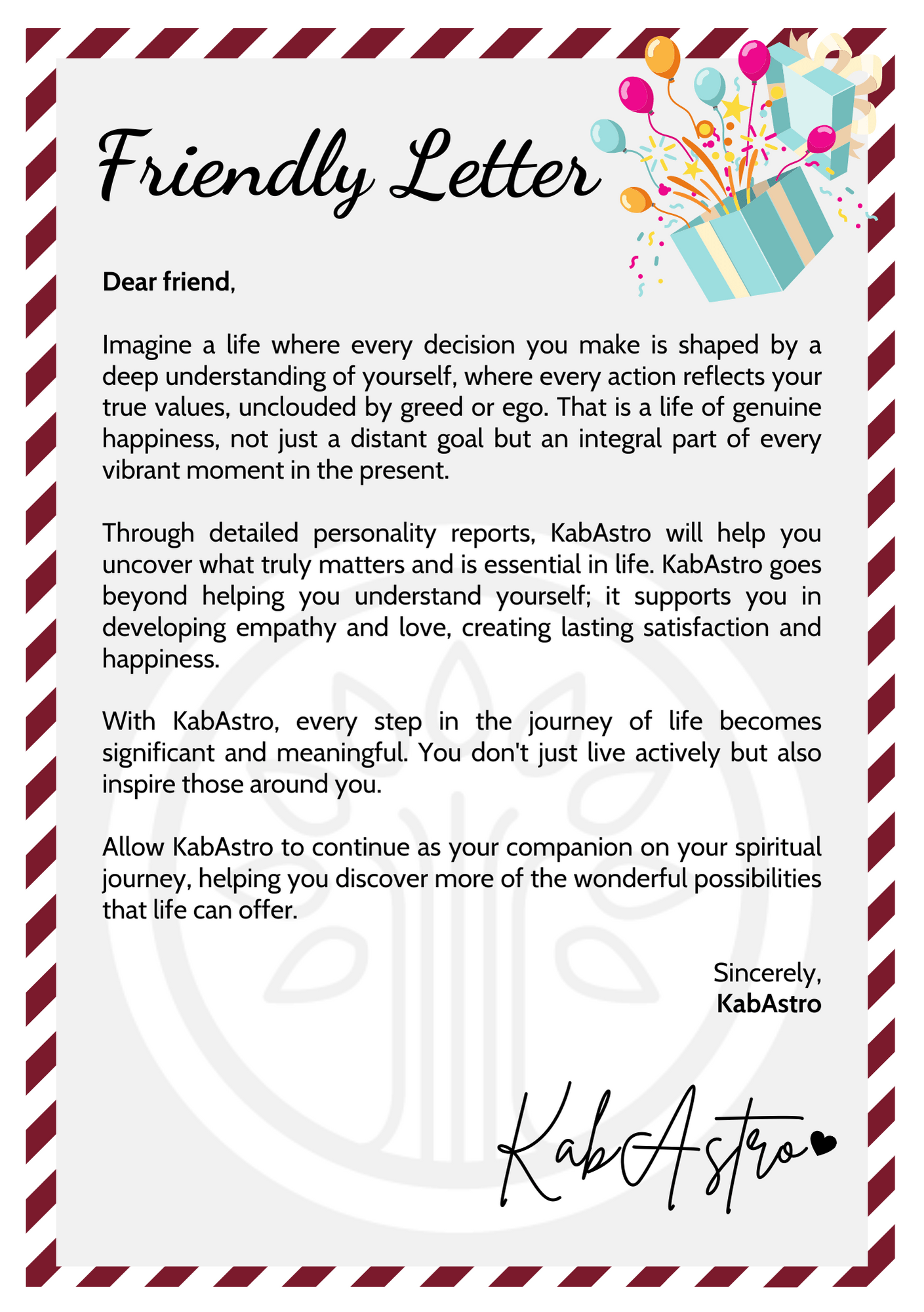 kabastro letter | Kabastro
